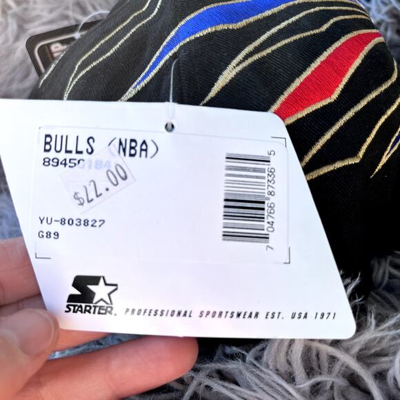 Starter Baseball Cap Chicago Bulls NBA Champions 98 NWT Locker Room Hat - Picture 10 of 16